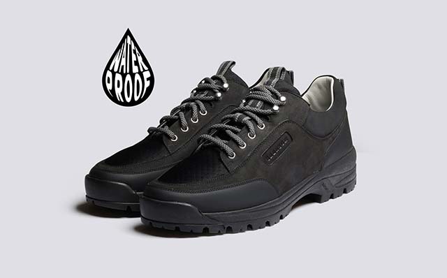 Grenson Sneaker 54 Mens Sneakers in Black Nubuck GRS114081